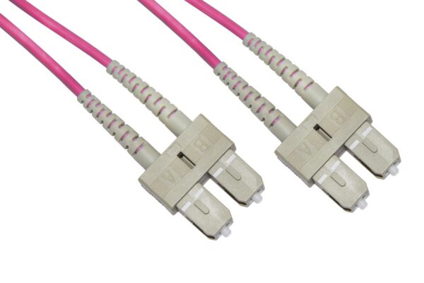 Cavo Fibra Ottica Sc A Sc Multimode Duplex Om4 50/125 Mt.1