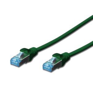 Cavo Rete Cat 5E Schermato Sf/Utp Colore Verde Mt 0,5 Digitus