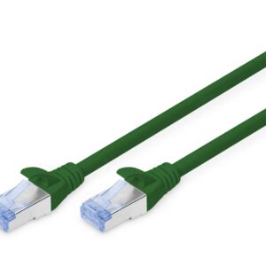 Cavo Rete Cat 5E Schermato Sf/Utp Colore Verde Mt 15 Digitus