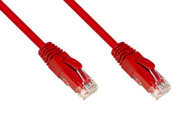 Cavo Rete Categoria 6A Non Schermato Utp Awg24 Colore Rosso Halogenfree Mt 20