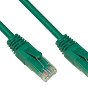 Cavo Rete Categoria 6A Non Schermato Utp Awg24 Colore Verde Halogenfree Mt 30