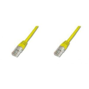 Cavo Rete Utp Cat 5E Non Schermato - Mt. 50  Giallo