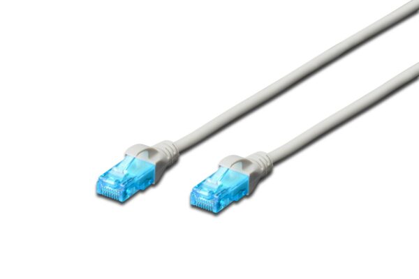 Digitus Cavo Di Rete Utp, Cat 5E, Non Schermato, 1Mt, Grigio