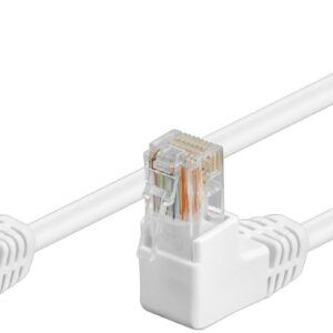 Cavo Rete Utp Cat.5E Connettori Rj45 A 90 Gradi Mt 1