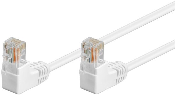 Cavo Rete Utp Cat.5E Connettori Rj45 A 90 Gradi Mt 1