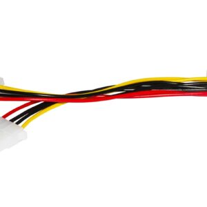 Cavo Sdoppiatore Alimentazione 1 X Molex Maschio - 2 X Molex Femmina Cm 15