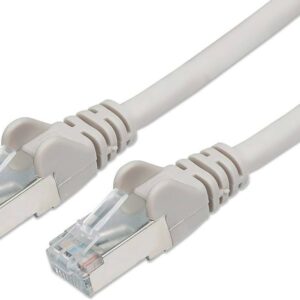 Cavo patch CAT 6a cavo per rete, LAN ed Ethernet 0,5 m bianco