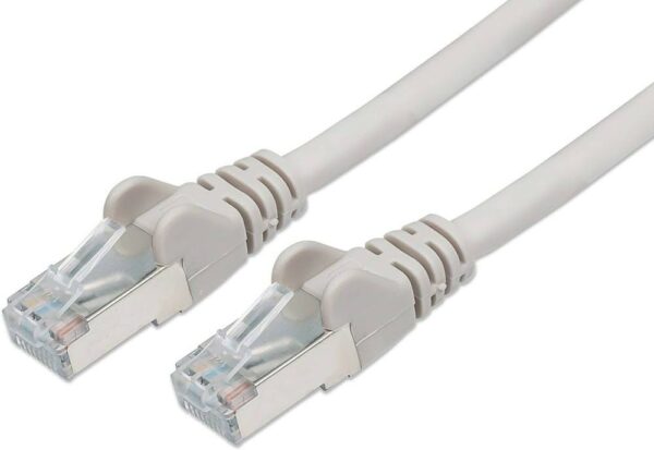 Cavo patch CAT 6a cavo per rete, LAN ed Ethernet 1m grigio