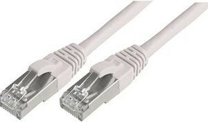 Cavo patch CAT 6a cavo per rete, LAN ed Ethernet 2m bianco