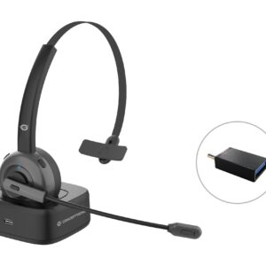 Conceptronic POLONA03BD cuffia e auricolare Wireless A Padiglione Ufficio Bluetooth Base di ricarica Nero