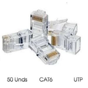 Connettore Cromad per Cavo di Rete RJ45 Cat.6 UTP 8 50 uts.