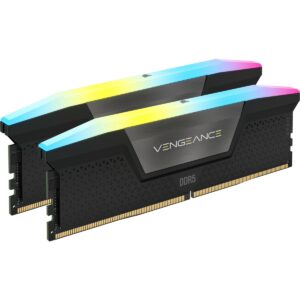 Corsair Ram Vengeance Rgb Ddr5 32Gb 2X16Gb Ddr5 6000 Pc5-48000 C36 1.35V Optimized For Amd - Grey