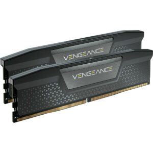 Corsair Ram Vengeance Ddr5 64Gb 2X32Gb Ddr5 5200 Pc5-41600 C40 1.25V Desktop Memory - Black