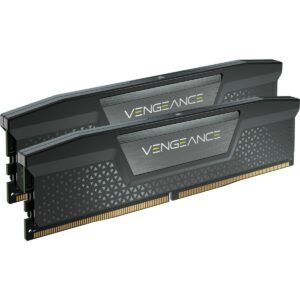 Corsair Ram Vengeance Ddr5 64Gb 2X32Gb Ddr5 5600 Pc5-44800 C40 1.25V Desktop Memory - Black