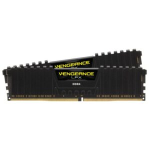 Corsair Ram Vengeance Lpx 32Gb 2X16Gb Ddr4 3200 Pc4-25600 C16 1.35V Desktop Memory - Black