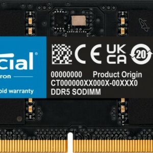 Crucial CT32G48C40S5 memoria 32 GB 1 x 32 GB DDR5 4800 MHz