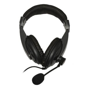 Cuffia Audio Con Microfono Orientabile Connettore 1X3,5Mm