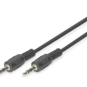 Digitus Cavo Audio Jack, 3.5Mm, M/M, 2,5Mt