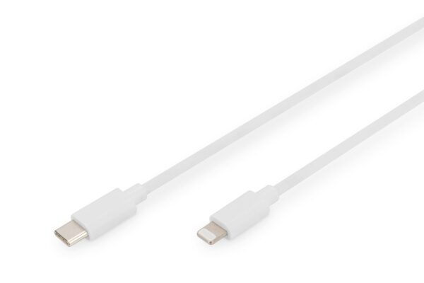 Digitus Cavo Dati/Di Ricarica, Lightning-Usb-C?, Mfi, 1M