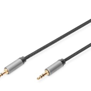 Digitus Cavo Di Collegamento Audio, Da Jack 3,5 Mm A Jack 3,5 Mm Mt 1,8