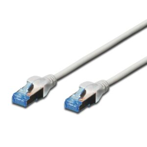 Digitus Cavo Di Rete F/Utp, Cat 5E, Schermato, 0,5Mt, Grigio