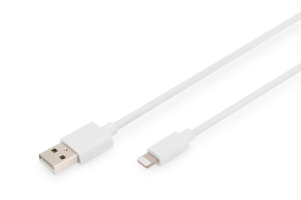 Digitus Da Lightning A Cavo Dati/Di Ricarica Usb A, Certificato Mfi  Mt 2