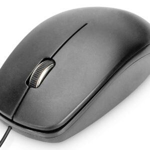 Digitus Mouse Usb Con Cavo, 3 Tasti, 1200 Dpi