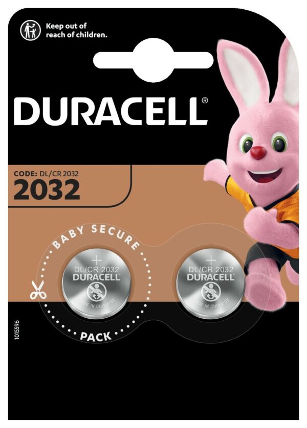 Duracell Batteria Bottone In Litio 3V Non Ricaricabile Confezione Da 2