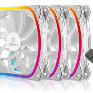 Enermax SquA RGB White Case per computer Ventilatore 12 cm Bianco