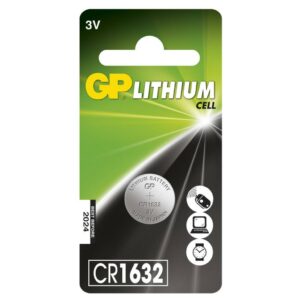 GP Battery CR 1632-C1 - Batteria Super Litio a Bottone CR1632 (Blister 1 Pezzo)