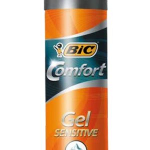 Gel da barba Bic Gel Sensitive Comfort - Facile da applicare - Contiene Aloe Vera - Capacità 200ml