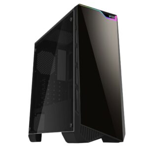 Itek Case Nooxes X10 Evo - Gaming Middle Tower, 2Xusb3, Trasp Side Panel