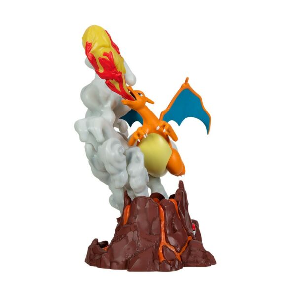 Jazwares Select Pokemon Charizard Deluxe - Figura da collezione - Effetti di luce - Altezza 33 cm circa.