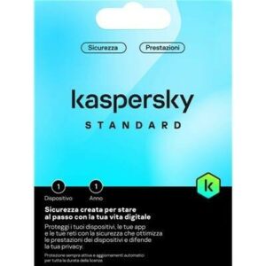 Kaspersky Standard 1 Dispositivo 1 Anno Envelope Bs Italiano