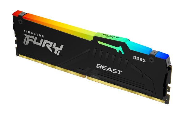 Ddr5 32Gb 5600 Mhz Fury Beast Black Rgb Cl40 Kingston