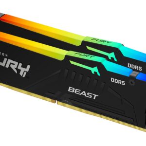 Kingston Technology FURY Beast 16 GB 5600 MT/s DDR5 CL36 DIMM (Kit da 2 moduli) RGB EXPO