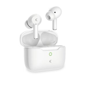 Ksix BXTW09B cuffia e auricolare True Wireless Stereo (TWS) In-ear Musica e Chiamate USB tipo-C Bluetooth Bianco