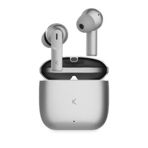 Ksix BXTW10PL cuffia e auricolare True Wireless Stereo (TWS) In-ear Musica e Chiamate USB tipo-C Bluetooth Argento