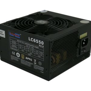 LC-Power LC6550 V2.3 alimentatore per computer 550 W 20+4 pin ATX ATX Nero