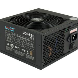 LC-Power LC6650 V2.3 alimentatore per computer 650 W 20+4 pin ATX ATX Nero