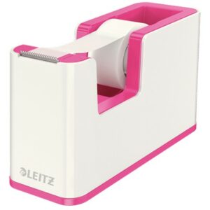 Leitz 53641023 dispenser nastro adesivo Polistirolo Metallico, Rosa