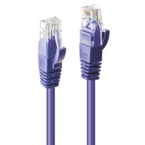 Lindy Cavo Di Rete Cat 6 U/Utp Viola 2M