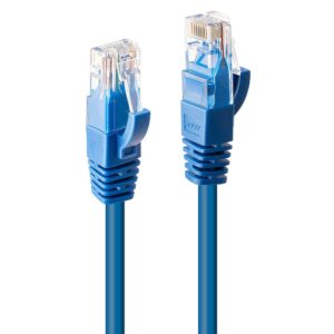 Lindy Cavo Di Rete Patch Cat. 6 U Utp 3 Mt Connettore Rj45 Blu