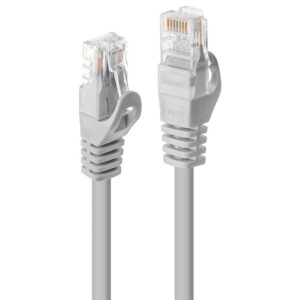 Lindy Cavo Di Rete Patch Cat.5E U/Utp 1Mt Connettore Rj45 Grigio 10 Anni Di Garanzia