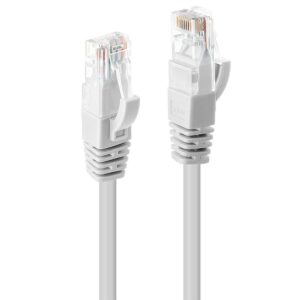 Lindy Cavo Di Rete Patch Utp Cat.6 2 Mt Connettore Rj45 Guaina In Pvc Bianco