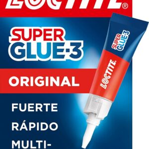 Loctite Super Glue-3 Colla trasparente con pennello - Tripla forza - Incollaggio istantaneo e forza - Facile utilizzo