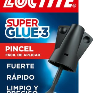 Loctite Super Glue-3 Pennello 5gr - Adesivo Universale Tripla Forza - Forza e Uso Istantaneo - 2640969/2046283/2640782