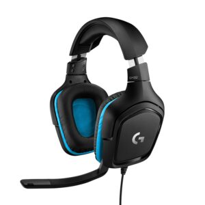 Logitech G G432 Auricolare Cablato A Padiglione Giocare Nero, Blu