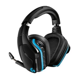 Logitech G Logitech G935 Cuffie Gaming RGB Wireless, Audio Surround 7.1, Cuffie DTS: X 2.0, Driver Pro-G 50 ?mm, 2.4 GHz Wireless, Microfono Flip-to-Mute, Tasti G, PC/Mac/Xbox One/PS4/Nintendo, Nero