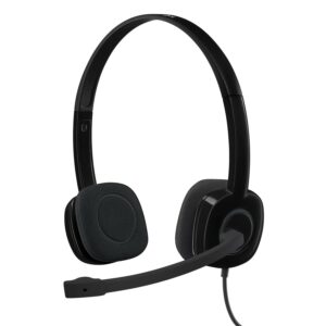 Logitech H151 Cuffia Padiglione auricolare Connettore 3.5 mm Nero